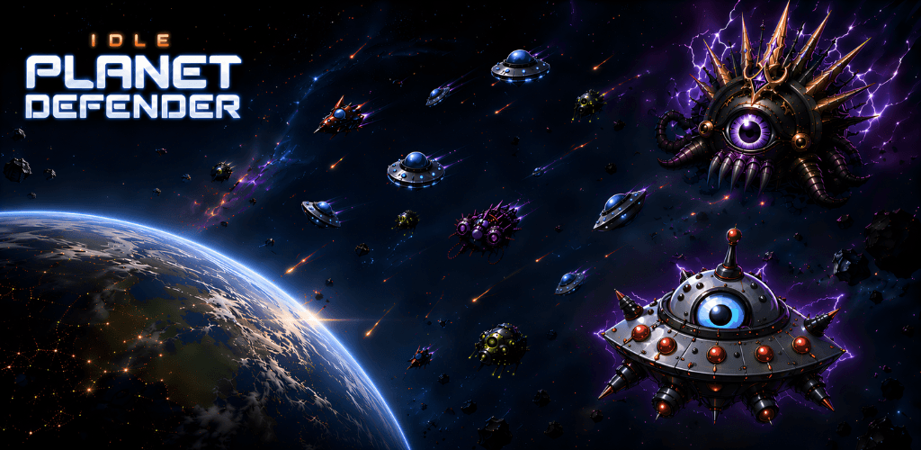 Idle Planet Defender — Defend Your Planet Against Endless Waves